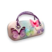 Handtaschenetui Butterfly rosa-blau - Das zauberhaftes...