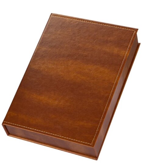 Mehrbrillenetui "Rodeo" - Brillenbuch für 4 Brillen mit Lederimitat-Bezug