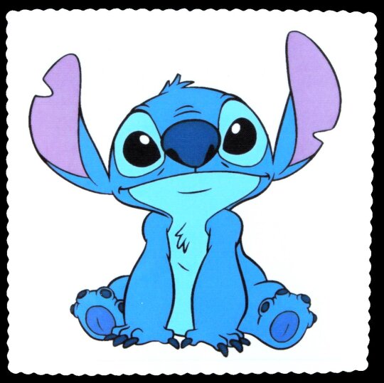 Tolles Mikrofasertuch für Kinder zum Brille reinigen mit Stitch - Motiv