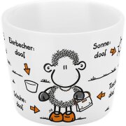 SHEEPWORLD - niedlicher Eierbecher "Ohne Mama ist alles doof" aus Porzellan