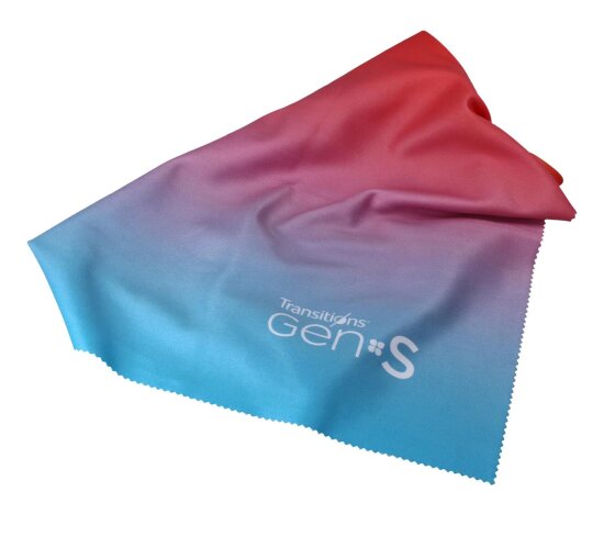 Riesengroßes Werkstatttuch mit buntem Farbverlauf von OMEGA OPTIX aus Microfaser