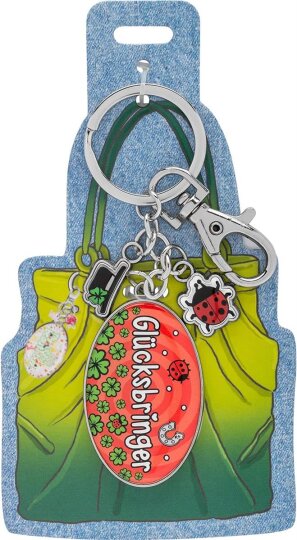 Schöner Taschenanhänger von Sheepworld „Glücksbringer“ im fröhlichen Marienkäferdesign
