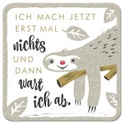 SHEEPWOLRD - Untersetzer mit niedlichem Faultier Motiv...