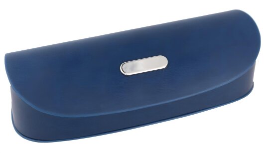 Klassisches Klappetui "Yvette" mit Magnetverschluss in Dunkelblau