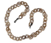 Moderne, große Acryl - Brillenkette mit...