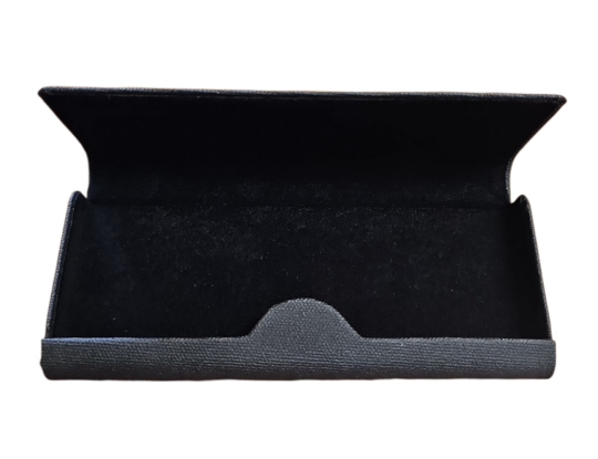 Praktisches, flaches Etui für Sonnenclips mit Magnetverschluss in Groß