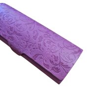 Halbhartes Magnetetui mit Blumenmusterprägung - Rosa...