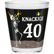 SHEEPWORLD freches Schnapsglas "Knackige 40"...