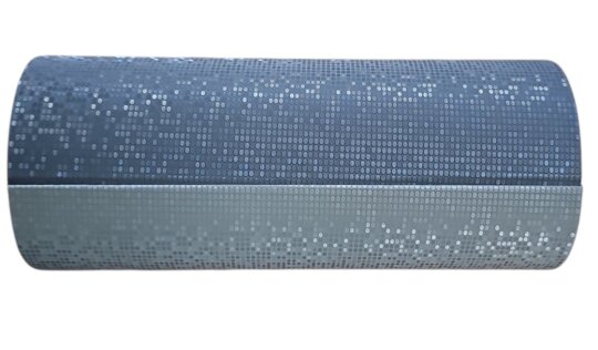 Zweifarbiges Doppel - Brillenetui "Duett Bouncy" mit Magnetverschluss in Granit + Grau