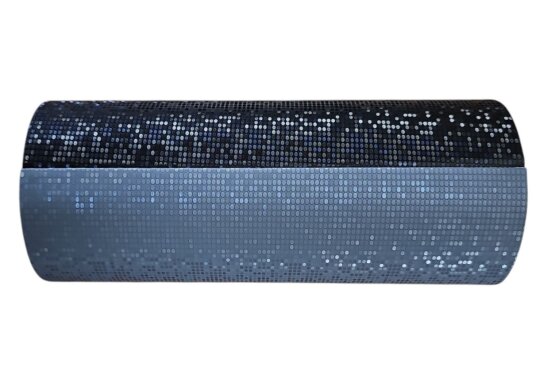 Zweifarbiges Doppel - Brillenetui "Duett Bouncy" mit Magnetverschluss in Granit + Schwarz