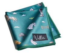 Velluto® Premium Brillen- und Einstecktuch Cavallo in...