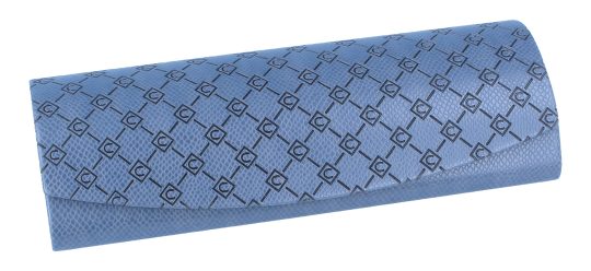 Hochwertiges Hartschalen-Brillenetui in edlem Grau