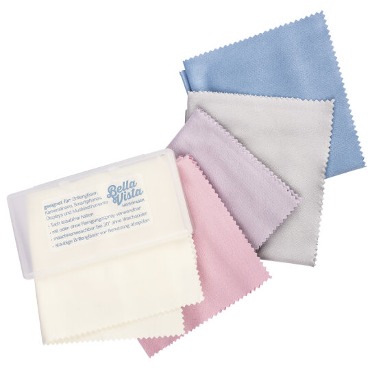 BIP Brillenreinigungstuch Bella Vista aus Microfaser in verschiedenen Frühlingsfarben