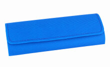 Halbhartes Brillenetui im blauem stylischen, angesagten...