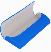 Halbhartes Brillenetui im blauem stylischen, angesagten...