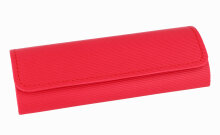 Halbhartes Brillenetui im rotem stylischen, angesagten...