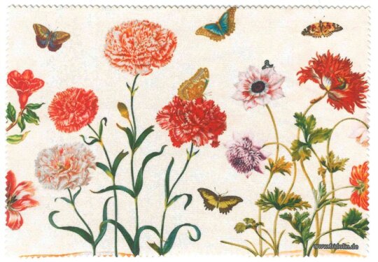 Brillenputztuch von FRIDOLIN "Maria Sibylla Merian" 12,5 x 17,5 cm