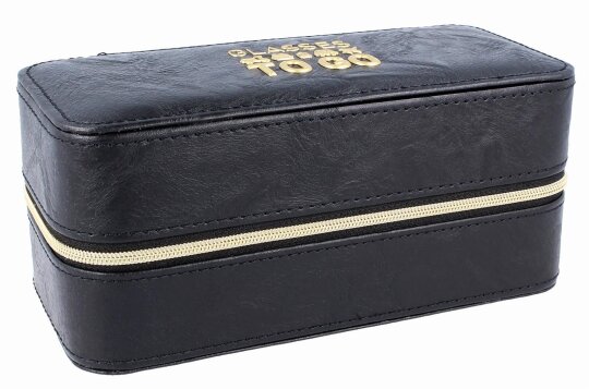 Hochwertiges Mehrbrillenetui Traveler 2 Discover für 2 Brillen in Schwarz