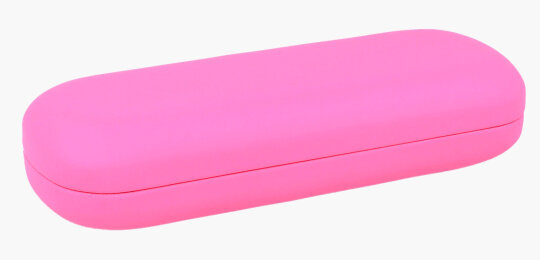 Edles Hartschalen-Etui "Kalmar" aus recyceltem PU-Kunststoff in Rosa