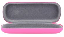 Edles Hartschalen-Etui "Kalmar" aus recyceltem PU-Kunststoff in Rosa