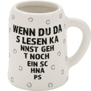 GRUSS & CO Schnapskrug "Wenn du das lesen...