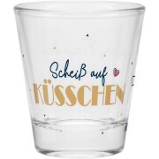Robustes Sheepworld Schnapsglas mit lustigem Spruch...