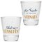 Robustes Sheepworld Schnapsglas mit lustigem Spruch "Guten Freunden gibt man einen Schnaps"