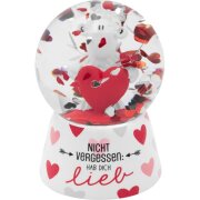 Schneekugel von Sheepworld mit Motiv "Hab Dich lieb"
