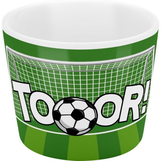 Sheepworld Eierbecher aus Porzellan mit sportlichem Gruß "Tor"