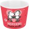 Sheepworld Eierbecher aus Porzellan mit liebevollem Gruß "Herzens-Mensch"