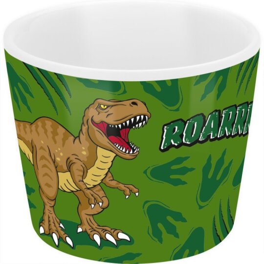 Niedlicher Sheepworld Eierbecher aus Porzellan mit Dinosaurier-Motiv