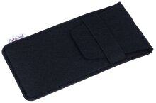 Schwarzes Einsteck - Brillenetui "EDEN" mit...