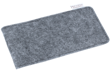 Graues Einsteck - Brillenetui "EDEN" mit...