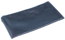 Klassisches Einsteck-Brillenetui in schwarzem Lederlook