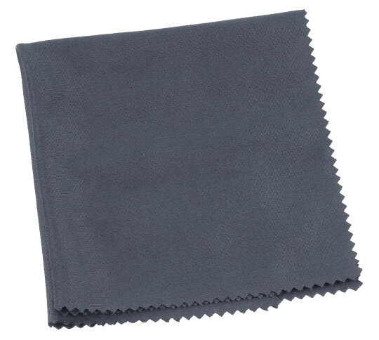 BIP Brillenreinigungstuch Bella Vista aus Microfaser in verschiedenen Winterfarben Anthrazit