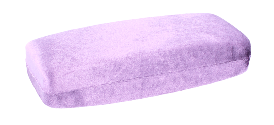 Schönes Hartschalenetui VELLUTO in der Farbe Lila mit Samtbezug
