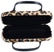 Modernes Brillenetui / Handtasche NAMIBIA mit Leo -...