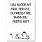 Design-Magnet "Faul sein" – Hochwertiger Spruch-Magnet (78x54 mm)