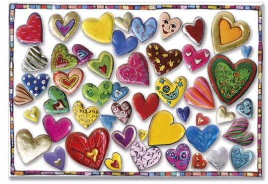 Kühlschrankmagnet „Herzenssache“ – Dein kleiner Glücksmoment 78x54mm