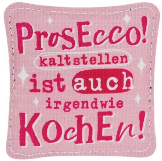 Sheepworld-Kühlschrankmagnet "Prosecco kaltstellen ist ..."