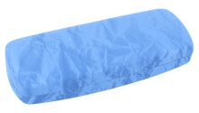 Stilvolles Brillenetui Carrara mit Samtlook in blau
