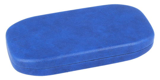 Schlankes Sonnenclip-Etui Tilos Cavalier aus Kunstleder in stilvollem Blau