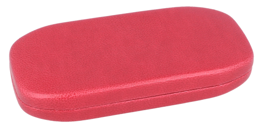 Schlankes Sonnenclip-Etui Tilos Cavalier aus Kunstleder in kräftigem Rot