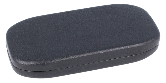 Schlankes Sonnenclip-Etui Tilos Cavalier aus Kunstleder in edlem Schwarz