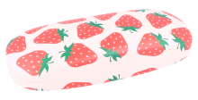 Metall-Hartschalen-Etui „Erdbeere“ –...
