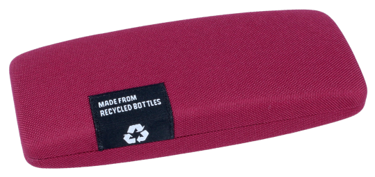 Nachhaltiges Hartschalenetui BORKUM – Aus recyceltem PET in Bordeaux