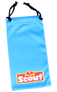 Brillenbeutel/Steck-Etui mit Kordelzug und Scout-Logo in...