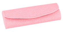 Elegantes Halbrundetui Jil in strahlendem Pink
