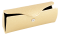 Robustes Dreieck-Metalletui Keeshi Gold mit Druckknopf