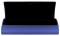 Elegantes Oval-Etui Stefan mit stilvoller Musterung in tiefem Blau